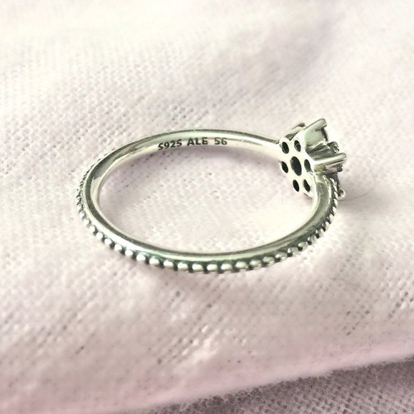 New! Pandora Forget Me Not Ring 58 - Picture 4 of 5